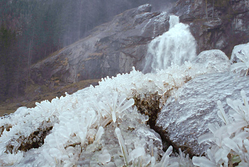 Krimml Falls and its Iced Blast Zone